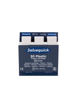 Salvequick® venda para dedos - REF 6096 - impermeable - PU 6 piezas de 30 tiritas cada una