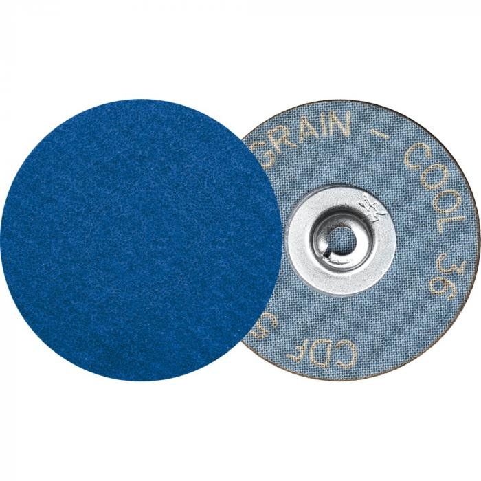 Disco de fibra pequeña PFERD COMBIDISC CDF - VICTOGRAIN-COOL - Diámetro exterior 38 a 75 mm - Precio por unidad de embalaje