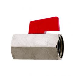 GEKA® - Mini-llave esférica - Latón cromado - Rosca interior G1/8 a 4 pulgadas a rosca interior G 1/8 a 4 pulgadas - max. 15 bar - Precio por unidad