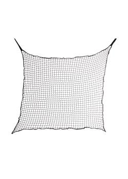 Red para sujeción de cargas - Polipropileno - Longitud 120 cm - Anchura 100 cm - Malla 25 x 25 mm