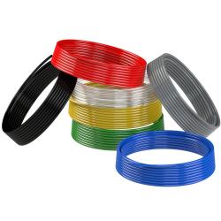 Polyamidslang - naturf&auml;rgad (mj&ouml;lkf&auml;rgad) - ytterdiameter 3 till 16 mm - v&auml;ggtjocklek 0,75 till 2 mm - PN 11 till 49 bar - l&auml;ngd 25 m eller 100 m - pris per rulle