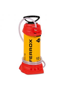 Depósito de agua a presión "FERROX H2O"- para acoplamiento enchufable de 1/2 '' - Capacidad de llenado 10 l - Capacidad total 13 l - Presión de trabajo 6 bar