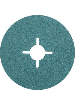 Fiberkvern FS - Zirconia Zirconia Z versjon - Utenfor Ø 100 mm - Hull Ø 16 mm - Grit størrelse 24 til 120 - PU 25 stk - Pris per PU