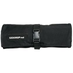 Maletín enrollable rojo Gedore - para 12 llaves y piezas pequeñas - sin accesorios - precio por unidad