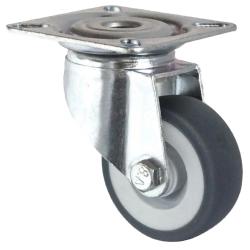 CASCOO Apparate-Lenkrolle - Serie P2T2 - Thermoplastrad - Rad-&Oslash; 50 bis 125 mm - Bauh&ouml;he 70 bis 160 mm - Tragkraft 50 bis 100 kg - Preis per St&uuml;ck