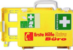 Botiquín de primeros auxilios "BÜRO" QUICK-CD" - lleno - según DIN 13157