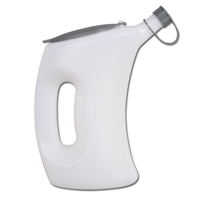 Maatbeker - PE - 1 l tot 5 l - met deksel - "Pressol"