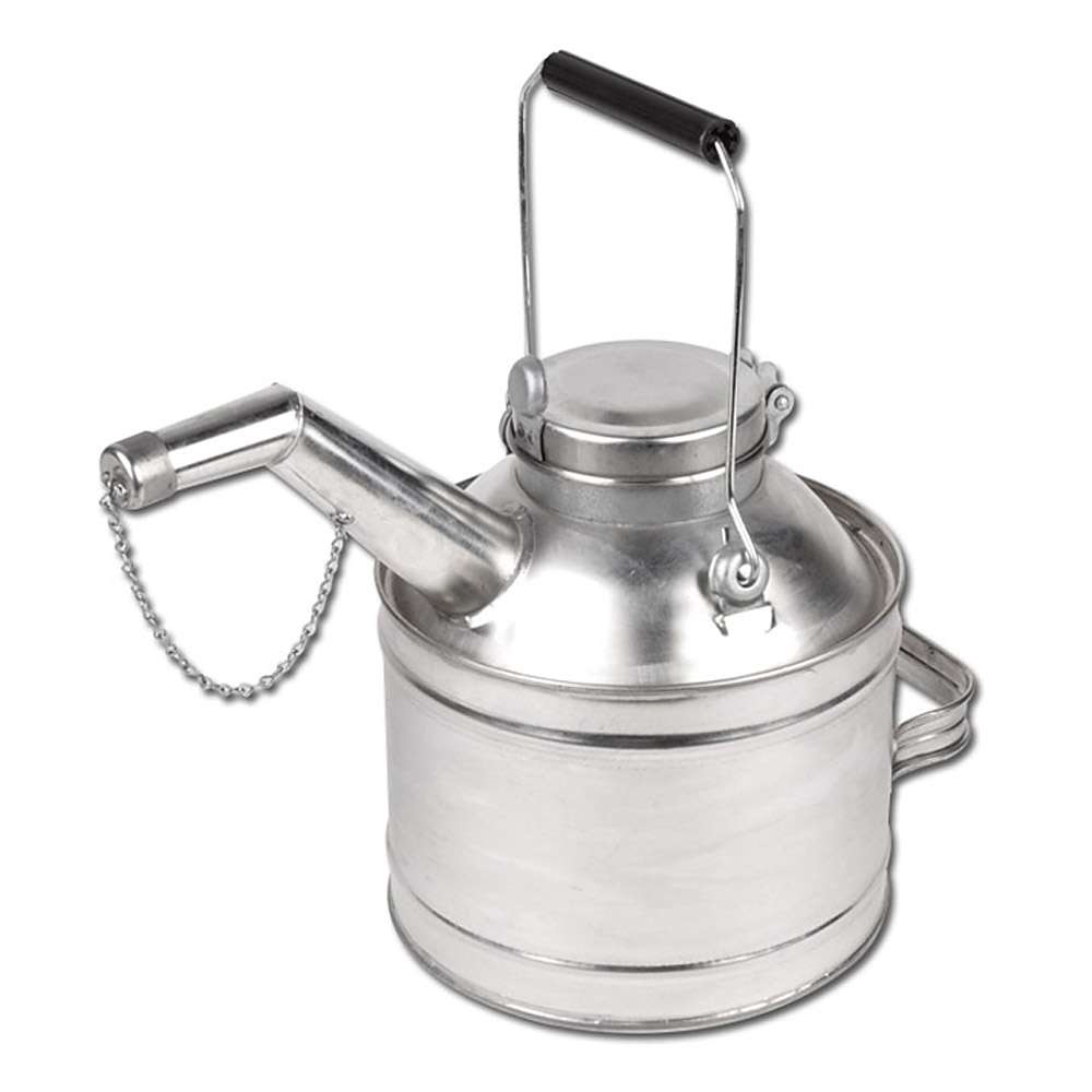 olievoorraadkan - wit plaatstaal - 3 l tot 10 l - "Pressol"