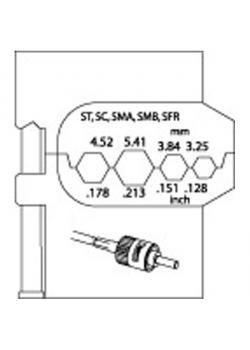 Module insert – for fibre optic cables