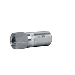 Hydraulisk kobling - M10 gjenger - 4 herdede fj&aelig;rst&aring;lkjever - Pris per stk.