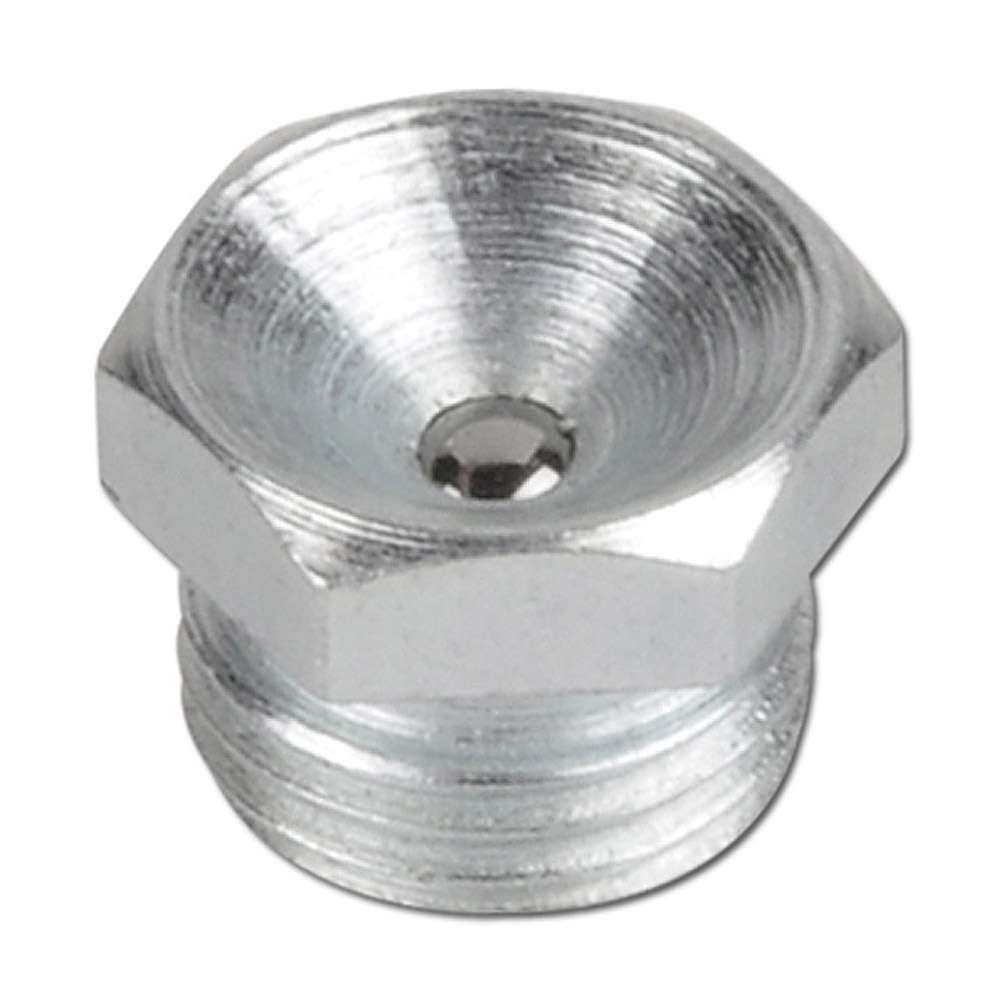 Engrasador de embudo - recto - acero galvanizado - tipo D1 - DIN 3405 C - Precio por unidad de embalaje