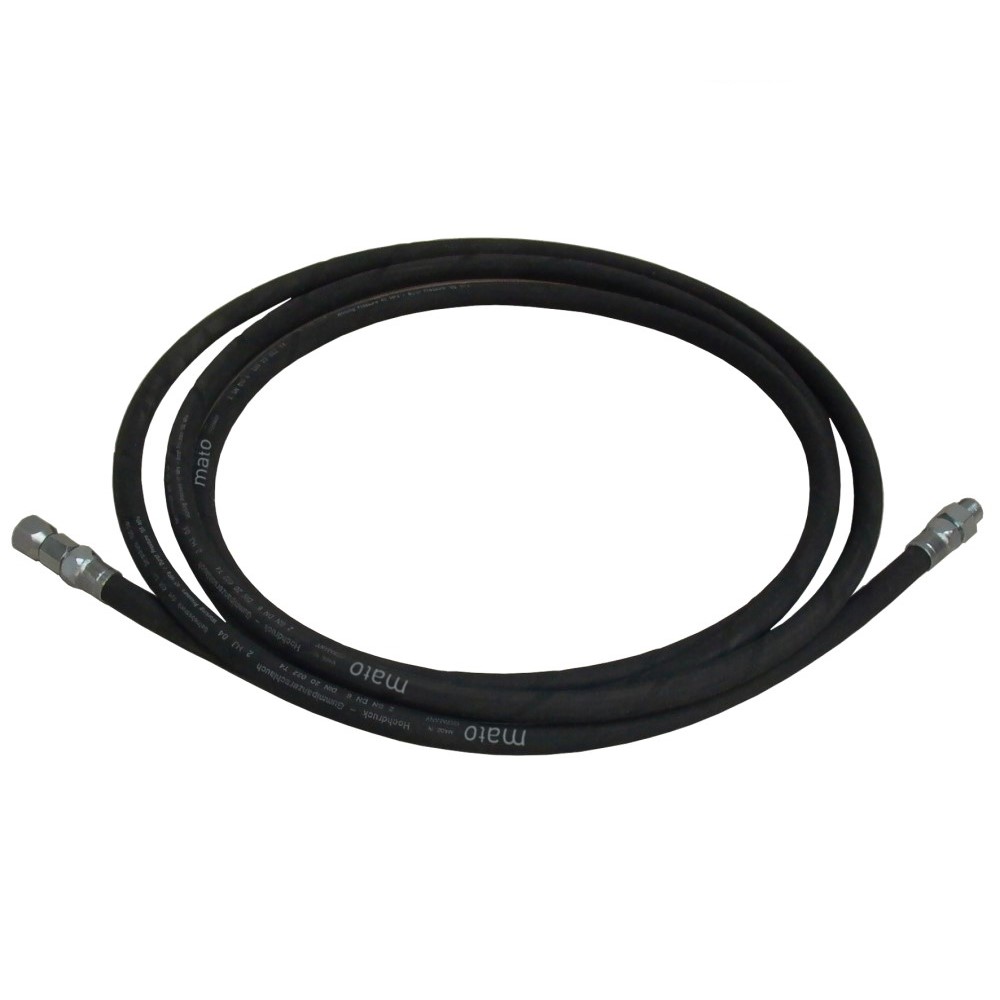 Vetbuis MATO-rubberen pantserslang DN6 - Aansluitingen 1/4" buiten/binnen