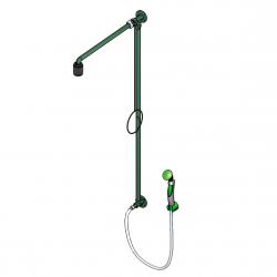 Lichaamsdouche met oogdouche, voor wandmontage opbouw
