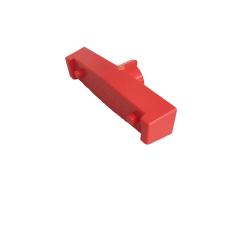 Maneta de repuesto - roja - para válvula de bola - diámetro exterior 44 mm