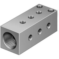 Festo FR-9-M3-B jakolohko - pneumaattinen jako - 9 ulostuloa - 1 sisääntulo - G1/8 - M3 - hinta per kappale