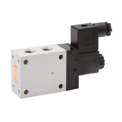 Electrovanne - 3/2 voies - aluminium anodisé/plastique - FI G 1/8" à G 1/2" - rappel par ressort (N.F.) - PN 1 à 10