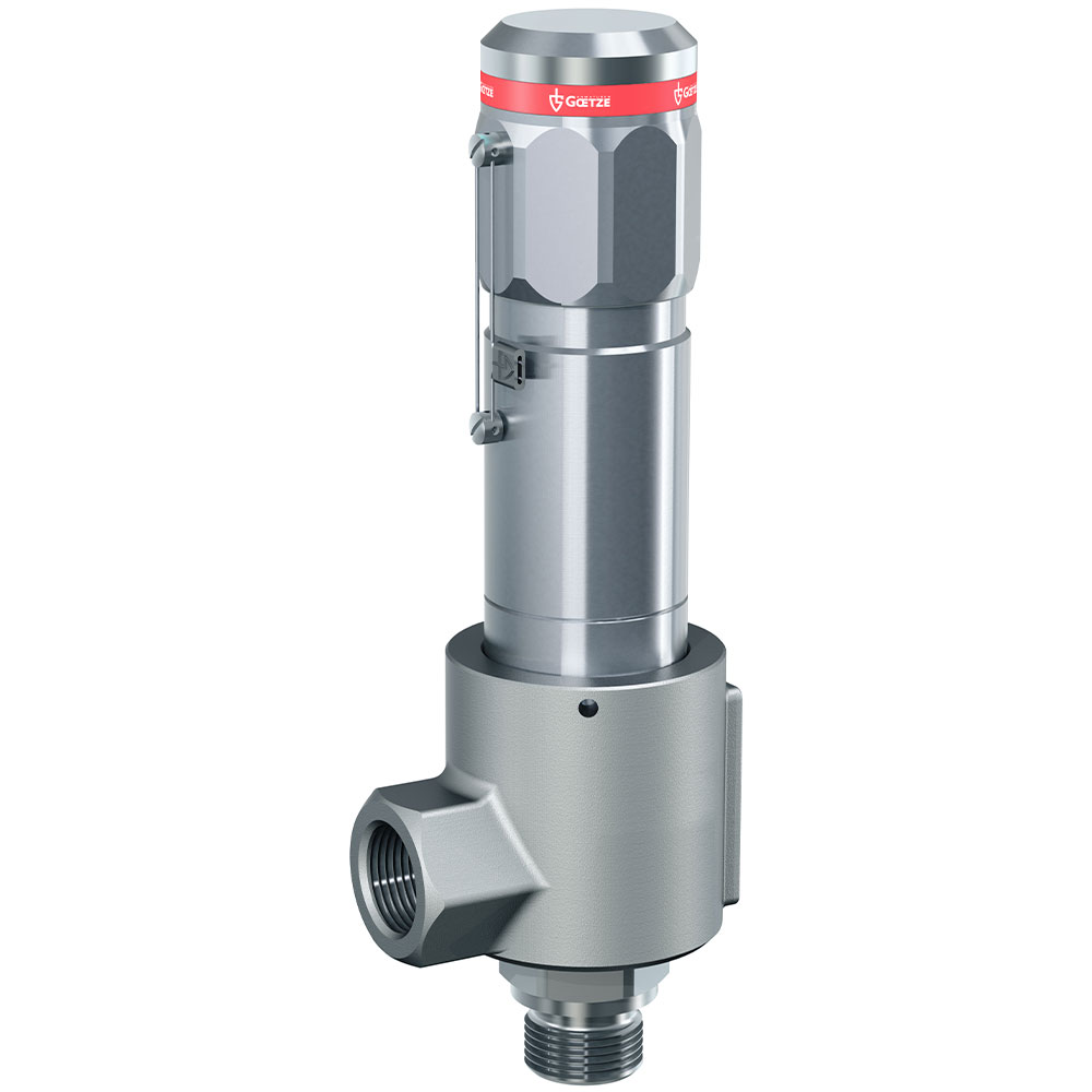 Sicherheitsventil - Baureihe 492 - Edelstahl - 1/2" bis 3/4" - 75 bis 160 bar festeingestellt - DN 10 bis 15 - gasdichte und nicht gasdichte Ausführung