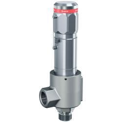 Sicherheitsventil - Baureihe 492 - Edelstahl - 1/2" bis 3/4" - 75 bis 160 bar festeingestellt - DN 10 bis 15 - gasdichte und nicht gasdichte Ausführung