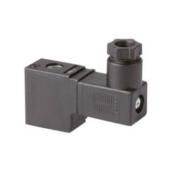 Bobina con conector - para electroválvulas - diseño O - conector tamaño 0 - tensión 12 o 24 V DC