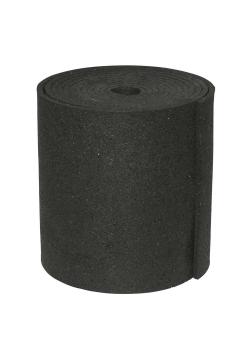 Antislipmat - 15 tot 25 cm x 0,3 tot 0,8 cm - rol van 5 tot 20 m - PUR - zwart