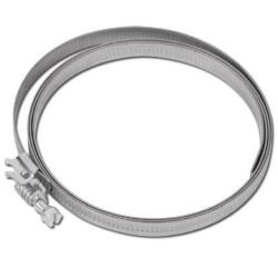 Snekkegjengeklemme NORMA Quick Lock - rustfritt stål - klemmeområde Ø 50-110 mm til 70-625 mm - båndbredde 12 mm
