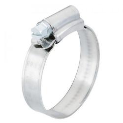 Abrazadera de tornillo sin fin ABA Original - Acero inoxidable W4 - Ancho de banda 12 mm - Rango de sujeción-Ø 50 a 138 mm - PU 50 unidades - Precio por unidad