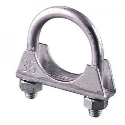 Collier à étrier NORMA U-Bolt - acier galvanisé - vis M8 - diamètre 26 à 102 mm