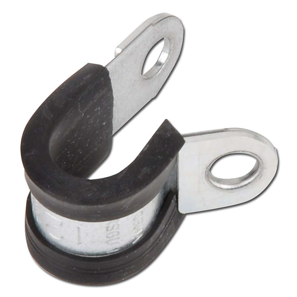 Zacisk do rur z gumą - 857800150050 W1 - Szerokość 15 mm - Zakres zacisku-Ø 5 do 50 mm - Cena za sztukę