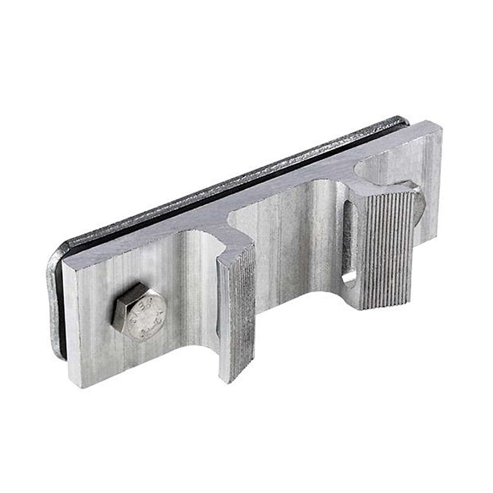 Console voor bevestiging van borden aan palen of masten - aluminium of roestvrij staal - 82 / 120 mm of universele maat - prijs per stuk
