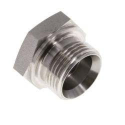 Skruel&aring;g - Rustfrit st&aring;l V4A - Gevind G 1" - PN 150 bar