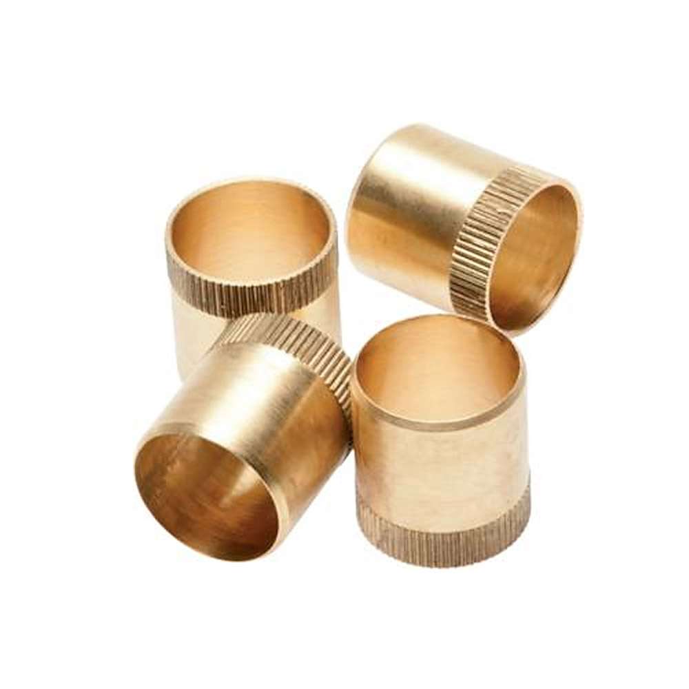 Versterkingshuls - messing - met ring - buis-Ø buiten (min.) 6 tot 42 mm - buis-Ø binnen 5 tot 38 mm