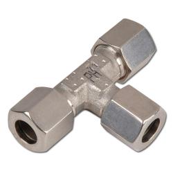 T-snijringverbinding - serie LL - roestvrij staal 1.4571 - buis-Ø 4 tot 8 mm - PN 100