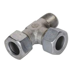 L-insteekschroefverbinding - serie L - verzinkt staal - buis-Ø 6 tot 42 mm - conisch AG NPT - PN 160 tot 250