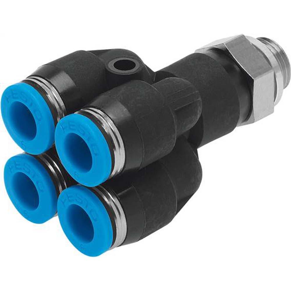 FESTO - QSQ - Distribuidor múltiple - Tamaño estándar - Carcasa de PBT - Anchura nominal de 2,6 a 5,2 mm - Precio por unidad