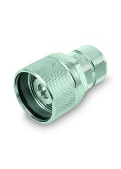ValCon® VC-HDS-stekker - verchroomd staal - DN 10 tot 20 - BG 2 tot 4 - BSP IG G 3/8" tot G 3/4" - PN 333 tot 433