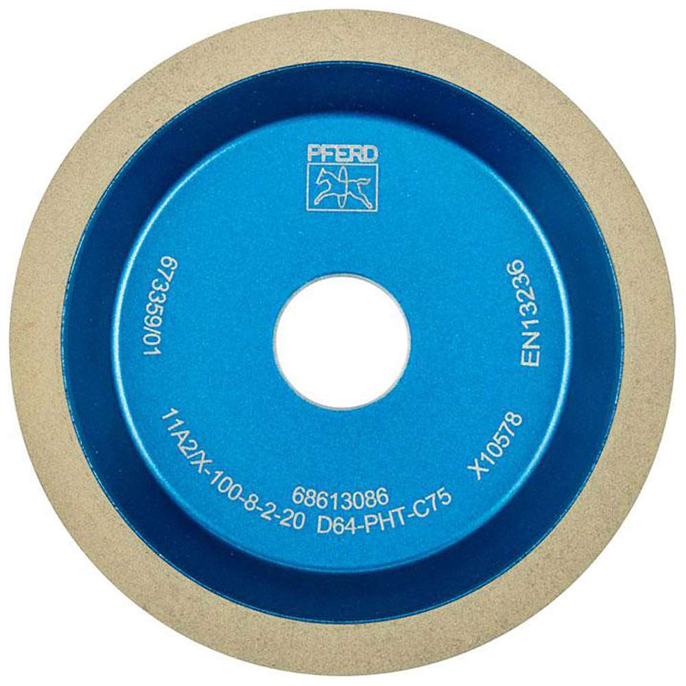 Diamant-slijpgereedschap - PFERD 11A2/60° - Korrelgrootte D 64 of 126