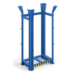 Pallriktarram - stål - typ RRG-15 - RAL 5010 - pris per styck