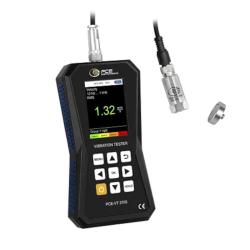 Appareil de mesure des vibrations PCE-VT 3700 - Appareil portable pour la mesure mobile des vibrations - utilisation simple - menu disponible en 12 langues - prix &agrave; l'unit&eacute;