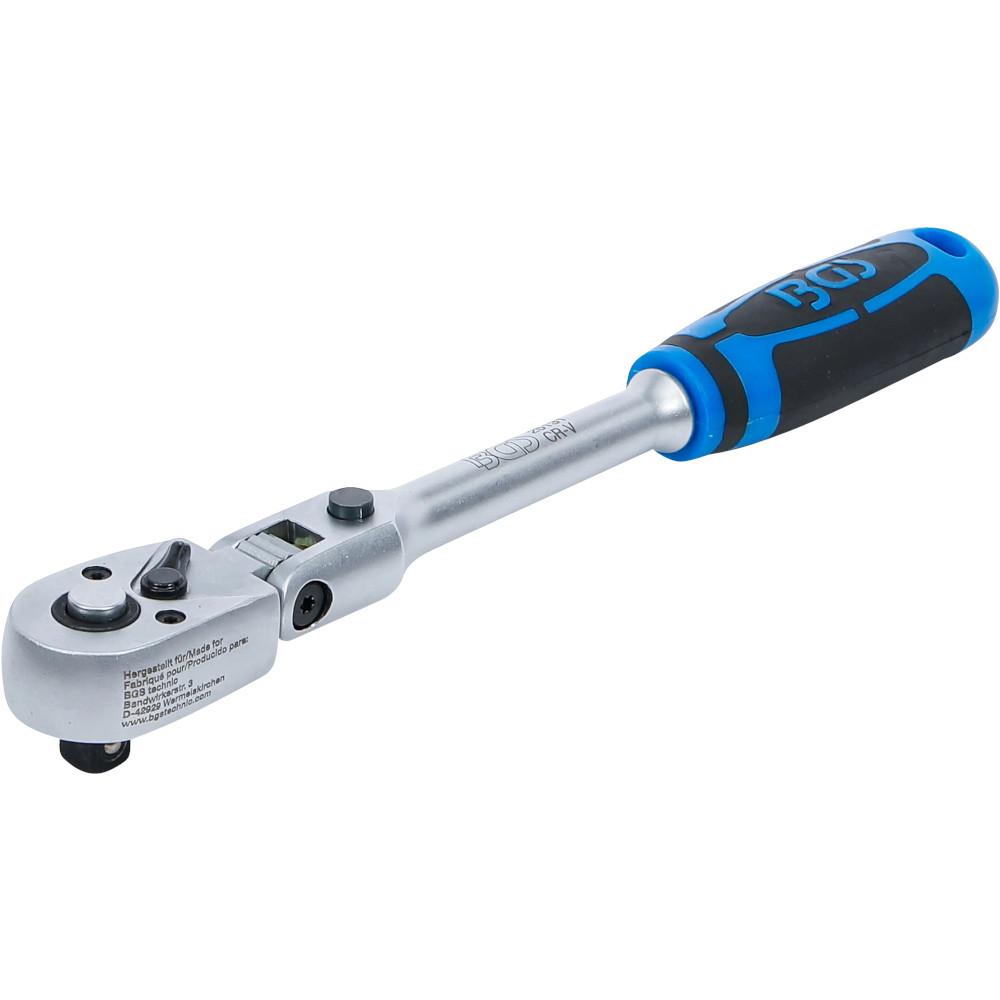 Cl&eacute; &agrave; cliquet articul&eacute;e - verrouillable - sortie &agrave; carr&eacute; ext&eacute;rieur de 6,3 mm (1/4") &agrave; 12,5 mm (1/2")