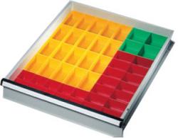 Indeling "Set 6" - lade-inzet - voor frontbreedte 100-300 mm