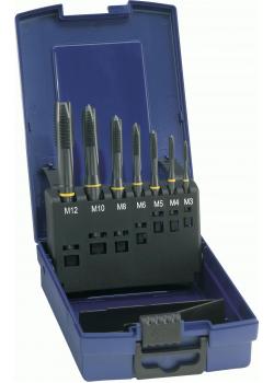 Juego de machos de roscar - para agujero pasante - métrico - HSS-E - DIN 371.37