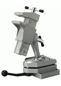 Rotary reversible clamp "Unispann" - for screwing - jaw width 46-80 mm