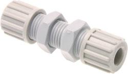 Schotschroefverbinding SlangØ 6-10 x 4-8 PFA - tot 10 bar - recht