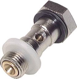 Smoorterugslagklep Toevoer- en afvoerlucht regelbaar G 1/8" tot G 3/8"