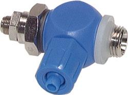 Smoorterugslagklep - kunststof - 1/8" of 1/4" - afvoerlucht regelbaar - met slang