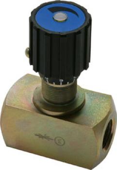Zawór dławiący - PA - do 400 l/min - 1/8" do 1" - obudowa ze stali ocynkowanej - PN 350