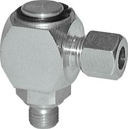 Albue svingbeslag - L-serien - galvanisert stål - rør Ø 6 til 42 mm - cyl. AG - opptil 10 rpm - PN opptil 250