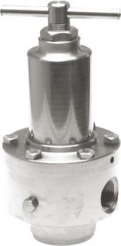 Regulador de presión no reversible - Conexión G1" - 50 bar - 6500 l/min - Acero inoxidable