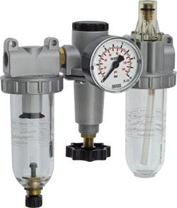 Unidad de mantenimiento de 3 piezas estándar - G1/4" - G2" hasta 18500 l/min