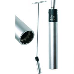 Tändstiftsnyckel - längd 550-600 mm - vridmomentbegränsn.